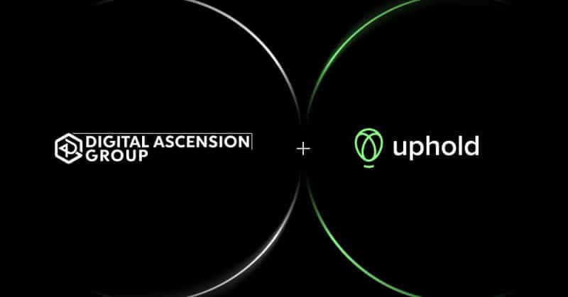 Digital Ascension Group signs Uphold to power digital asset services for high net worth individuals