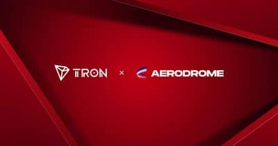 TRX/USDC trading pairs now available on Aerodrome, fueling cross-chain liquidity for TRON’s ecosystem