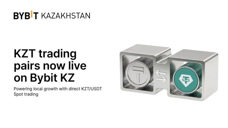 Bybit Kazakhstan launches KZT/USDT spot trading, enabling direct access to crypto markets using local currency