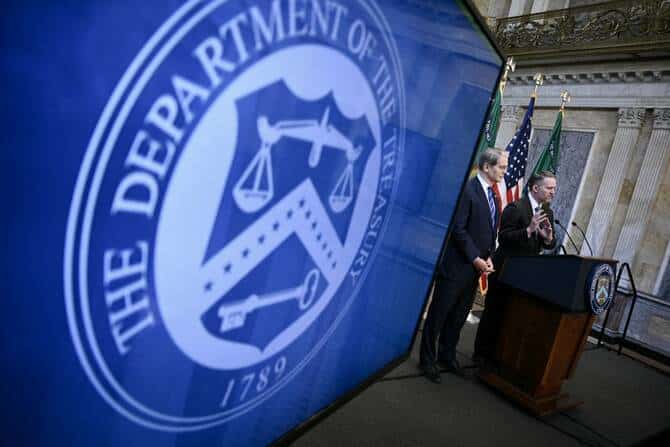 US Treasury warns foreign financial institutions of sanctions risks linked to Iran and China
