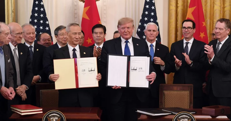 White House announces historic US-China trade agreements during Trump visit