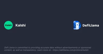 DefiLlama adds off-chain revenue data for Kalshi, blurring the line between DeFi and TradFi analytics