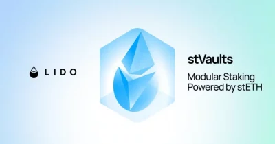 Lido V3 stVaults now supported by Cactus Custody, expanding institutional staking access