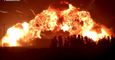 Blue Origin’s New Glenn rocket explodes during test at Cape Canaveral