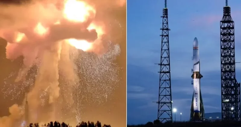 Blue Origin rocket explodes during testing at Florida launchpad