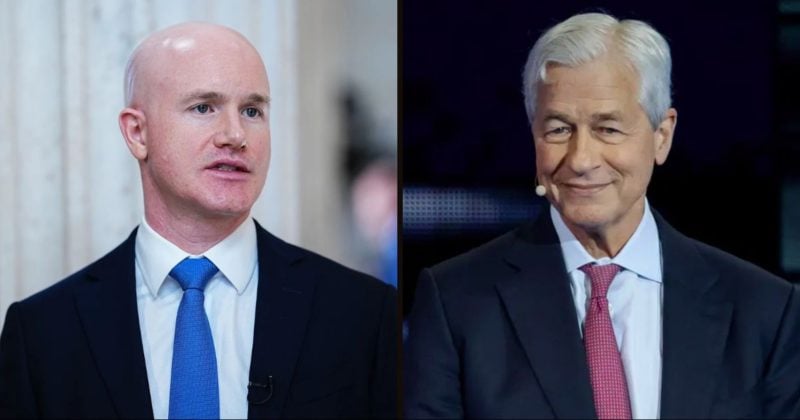 Dimon slams Coinbase chief as banks unite against CLARITY Act
