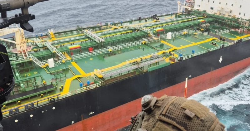 French Navy seizes sanctioned Russian oil tanker Tagor in the Atlantic