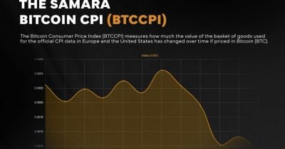 Samara Asset Group reports April Bitcoin CPI down 0.9% month-on-month