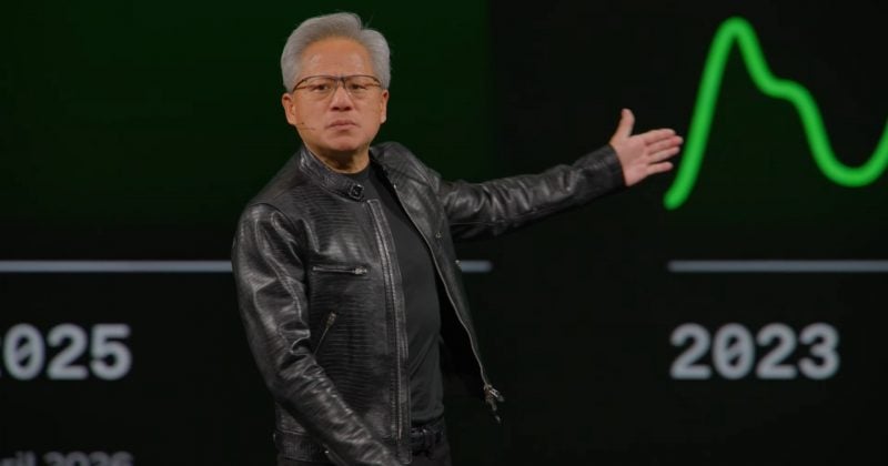 Nvidia CEO Jensen Huang reports AI-generated commits to GitHub triple to 1.4B in 2026