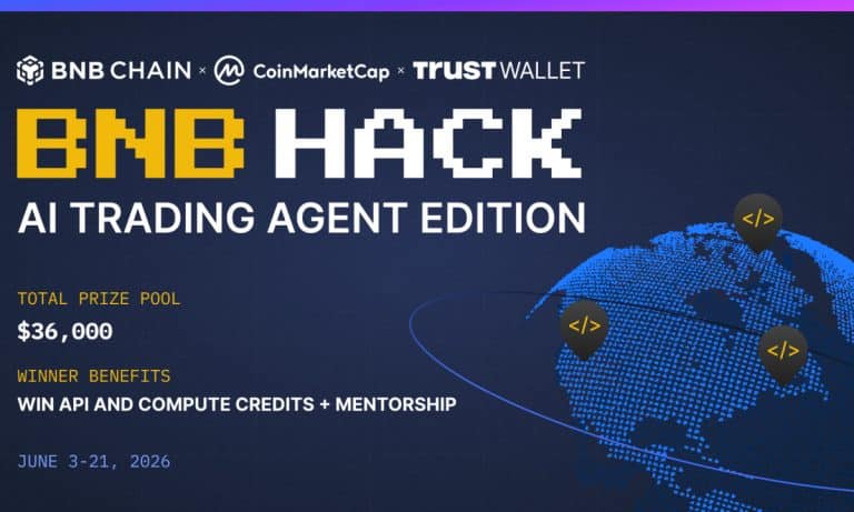 BNB Chain, CoinMarketCap, and Trust Wallet Launch $36,000 BNB HACK: AI Trading Agent Edition