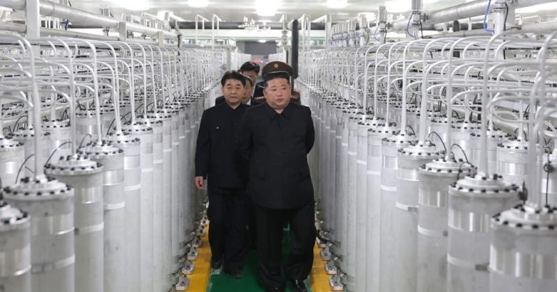 North Korea unveils new nuclear materials production facility as Kim Jong Un pledges ‘exponential’ arsenal growth