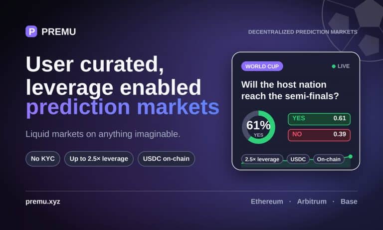 Premu opens user-created, leveraged prediction markets ahead of the 2026 World Cup