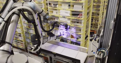 Amazon unveils Vulcan, its first robot with tactile sensing for warehouses