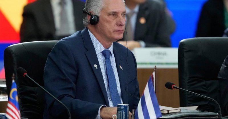 US sanctions Cuban President Miguel Díaz-Canel and family