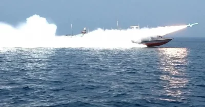 Iran fires warning missiles and drones at US warships in Gulf of Oman, rattling energy and crypto markets