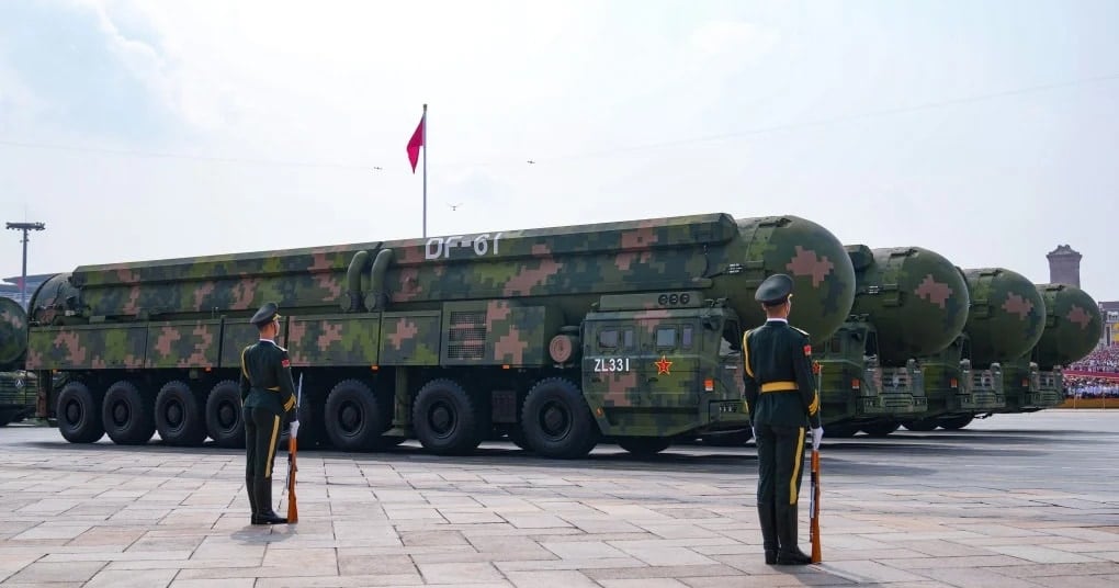 China increases nuclear warhead stockpile by 20 to 620, SIPRI report finds