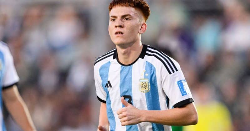 Valentin Barco scores stunning goal for Argentina in 5-0 friendly win over Zambia