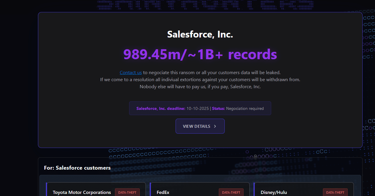 Oracle PeopleSoft servers targeted in data theft attacks linked to ShinyHunters