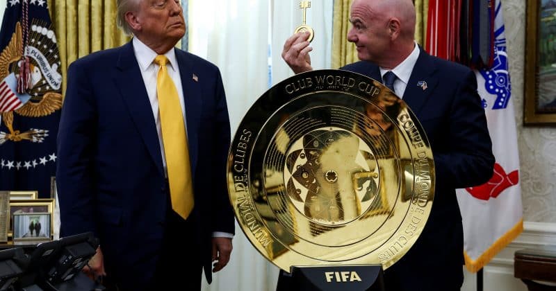 Donald Trump encourages Mauricio Pochettino ahead of World Cup