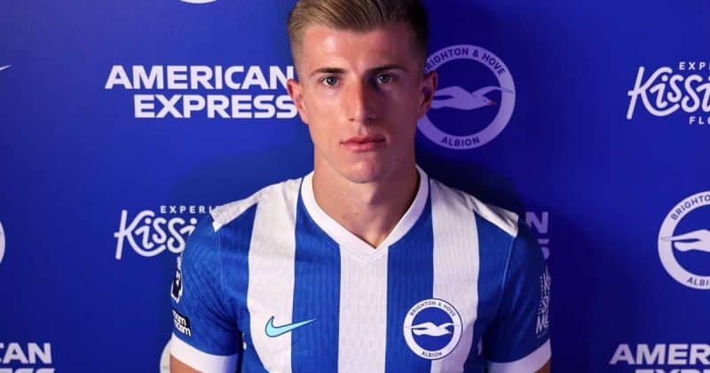 Brighton & Hove Albion signs defender Costinha from Olympiacos on five-year deal