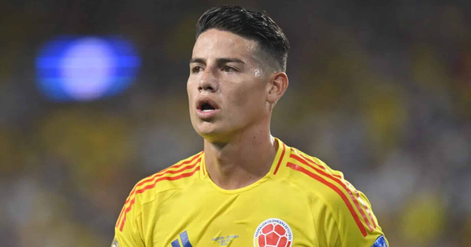 James Rodriguez represents Colombia in 2026 World Cup at age 34