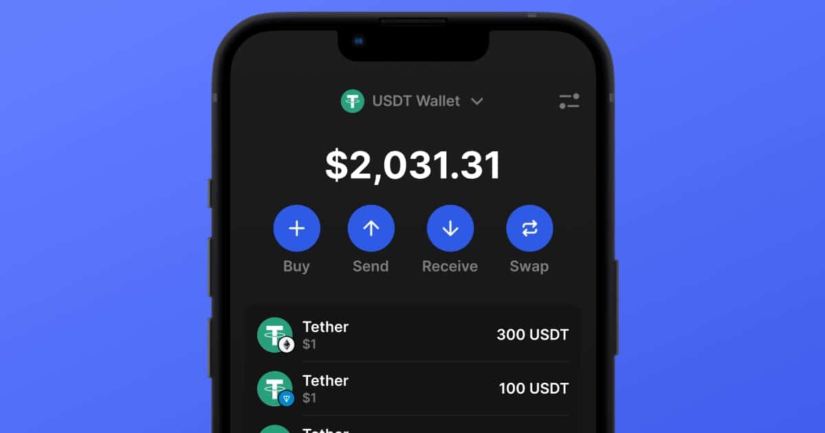 Tether Wallet 1.4 introduces Lightning Network support with BOLT11 invoices and LNURL