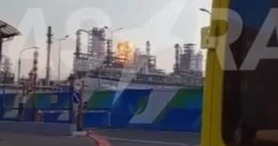 Ukraine launches biggest attack on Moscow in years, ignites major refinery
