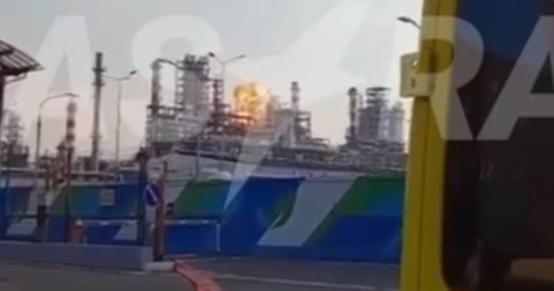 Ukraine launches biggest attack on Moscow in years, ignites major refinery