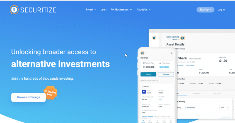 Securitize files complaint against tZERO over patent claims