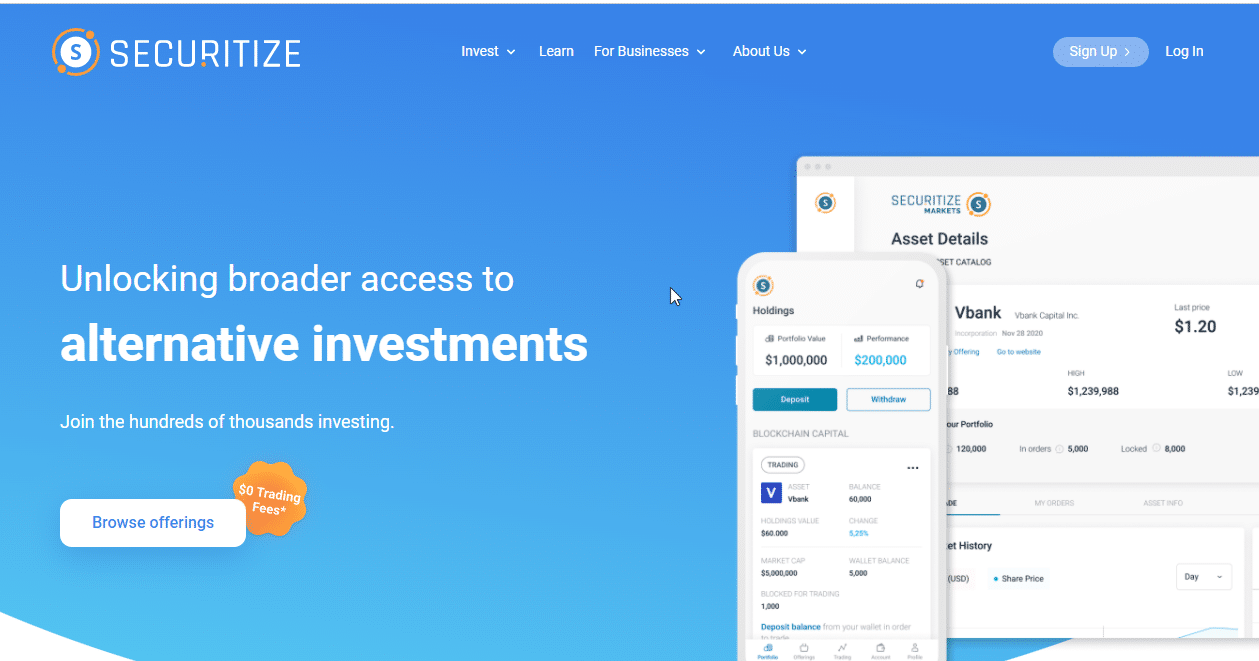 Securitize files complaint against tZERO over patent claims