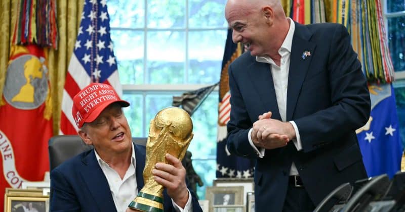 Donald Trump to present World Cup trophy with FIFA’s Infantino at July 19 final