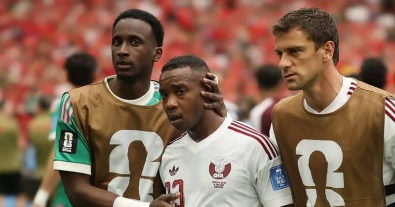 FIFA bans Qatari midfielder Assim Madibo for five games after foul on Ismael Kone