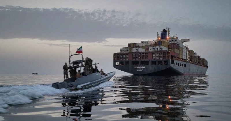 Iran attacks cargo ship, asserts control over Strait of Hormuz amid 2026 war