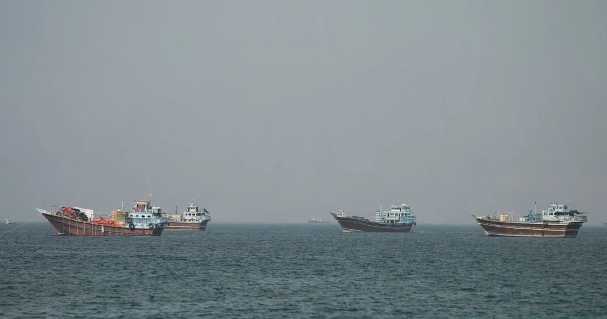 Iran strikes cargo ship near Oman as Strait of Hormuz traffic holds steady