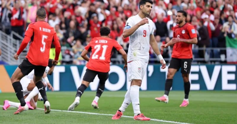 Ramin Rezaeian scores equalizer for Iran against Egypt in World Cup 2026