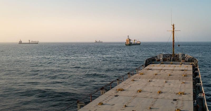 US military strikes Iranian sites near Strait of Hormuz after cargo ship attack