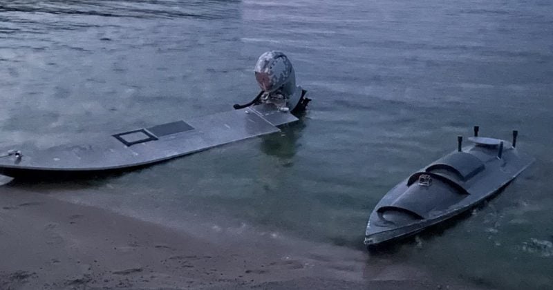 Russian forces destroy five Ukrainian naval drones in Black Sea