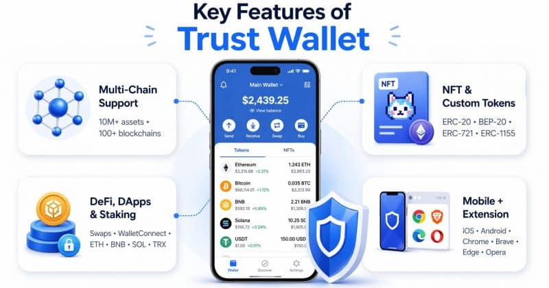 Trust Wallet enables direct deposits for Perps trading, cutting out bridges and sign-ups