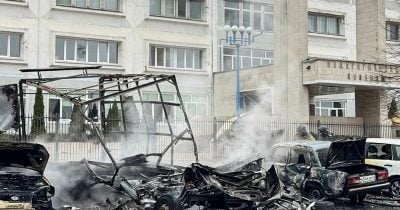 Ukrainian strike ignites fire at Russian facility in Belgorod region