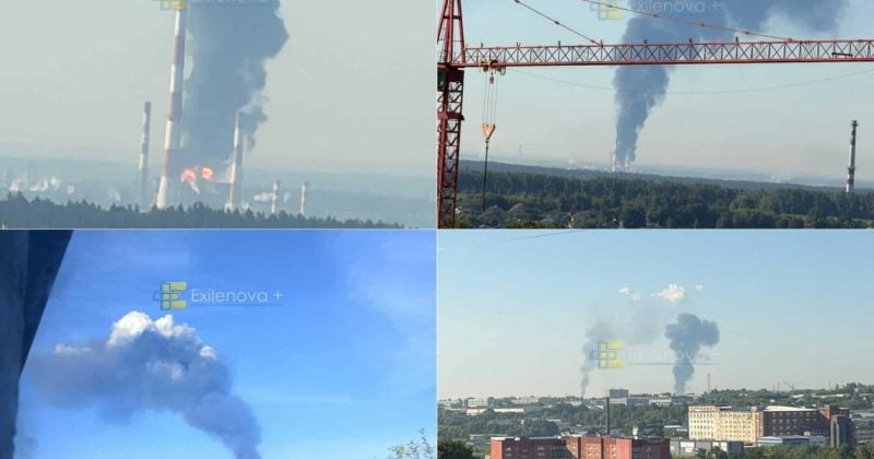 Ukrainian drones hit Russian oil sites, fuel crisis pressures Putin