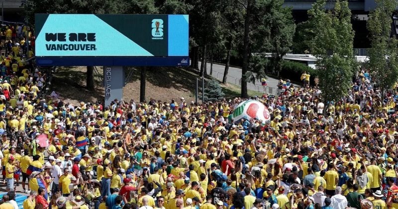 Colombia fans flood Vancouver as World Cup clash spotlights crypto’s biggest sports bet yet