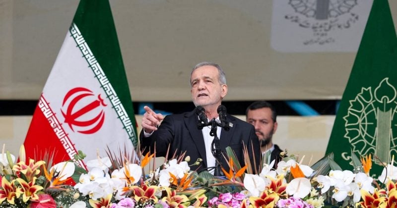 Iranian president and foreign minister cut short Khamenei funeral visit in Najaf as US strikes hit southern Iran
