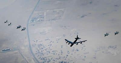 US fighter jets, bombers head across Mediterranean amid Iran tensions