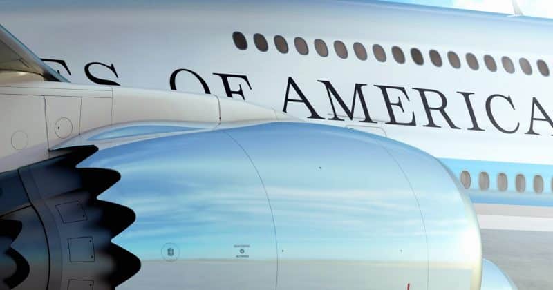Trump returning to US on old air force one amid Iran threats