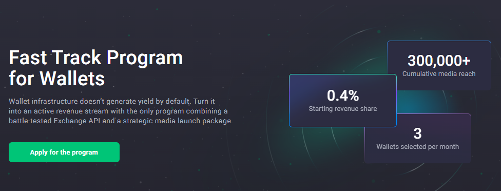 Fast Track Program for Wallets – ChangeNOW