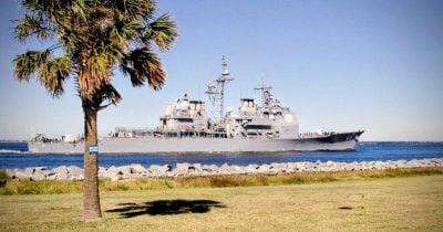Iran missile strike ignites fire at US Navy Fifth Fleet in Bahrain