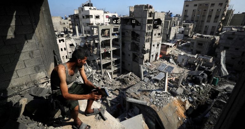 Israeli drone strike kills two Palestinians in Gaza City, violating ceasefire