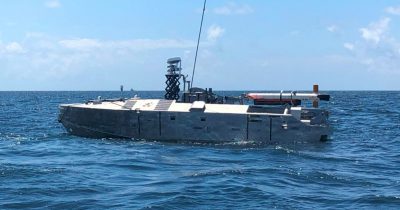 US deploys sea drones in first combat strike on Iranian naval targets
