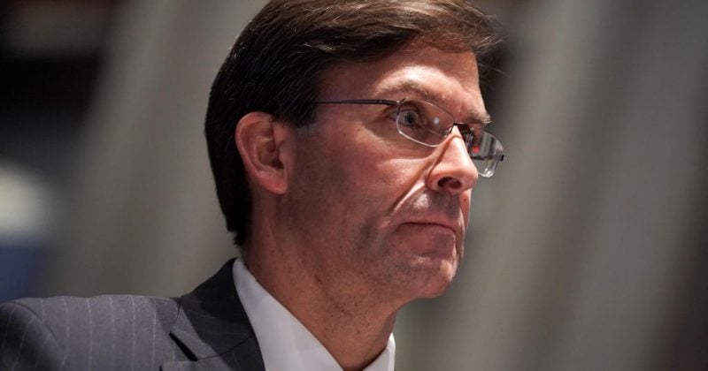 Esper backs Trump’s decision to reimpose naval blockade on Iran