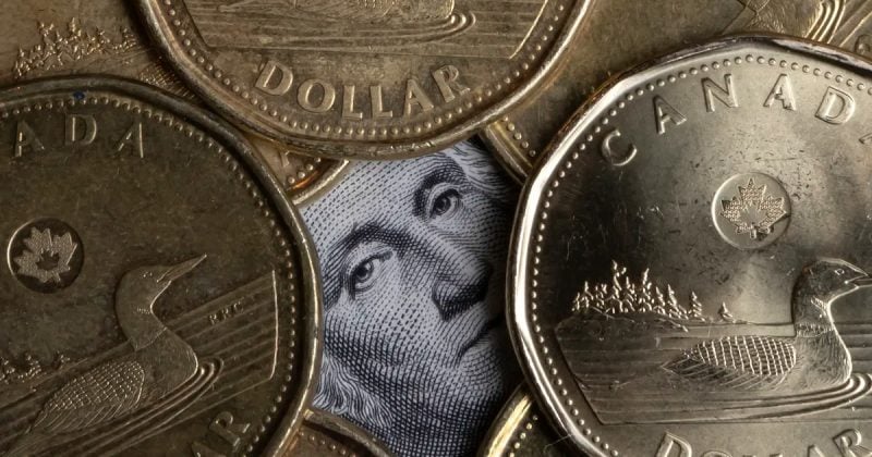 Canadian dollar nears one-month high as oil prices rise, Fed hike bets weigh